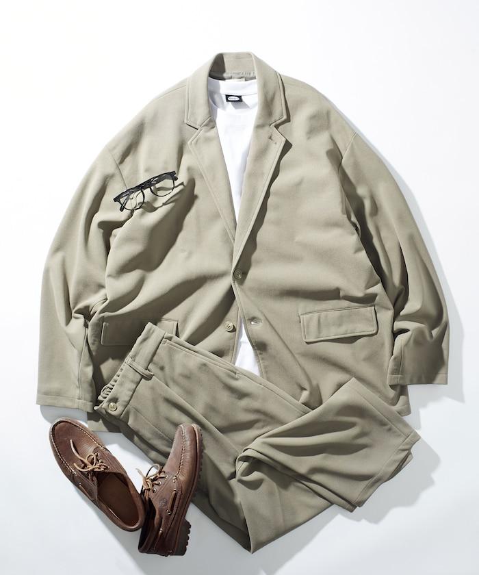 Relax Fit 寬鬆舒適西服套裝 休閒西裝外套 休閒長褲
