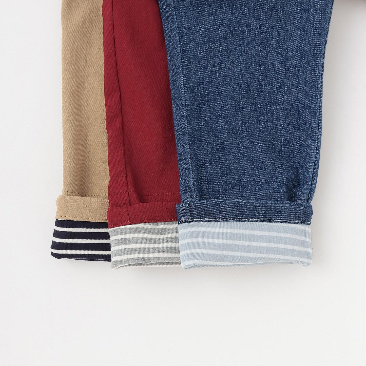 交通工具圖案長款直筒褲