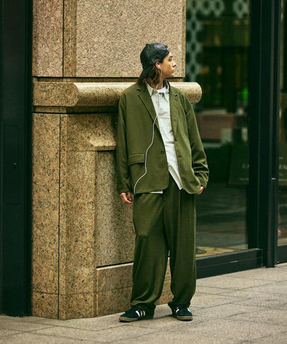 Relax Fit 寬鬆舒適西服套裝 休閒西裝外套 休閒長褲