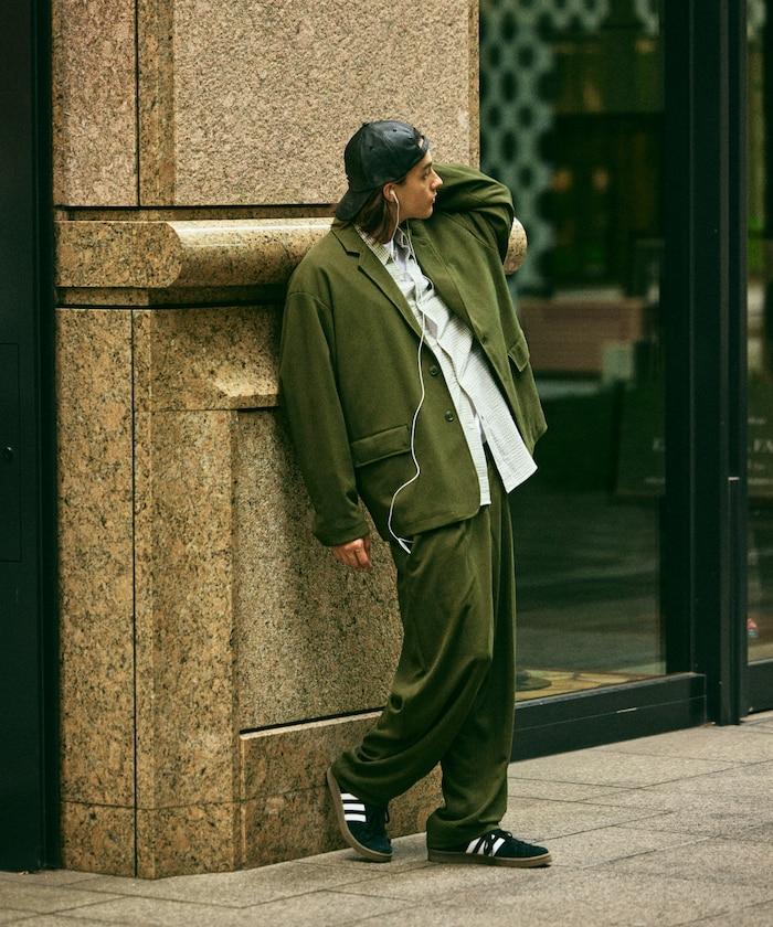 Relax Fit 寬鬆舒適西服套裝 休閒西裝外套 休閒長褲