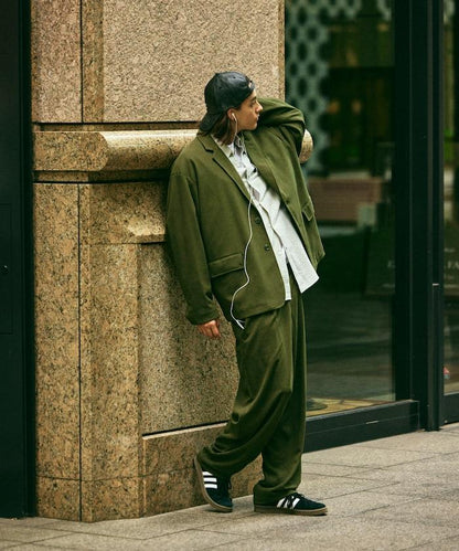 Relax Fit 寬鬆舒適西服套裝 休閒西裝外套 休閒長褲
