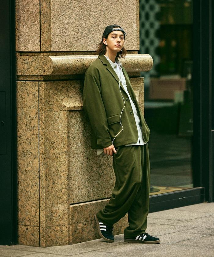 Relax Fit 寬鬆舒適西服套裝 休閒西裝外套 休閒長褲