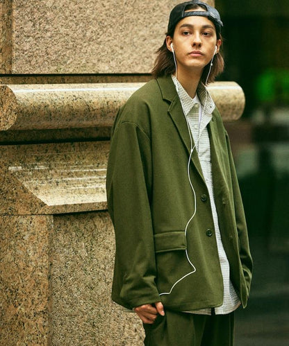 Relax Fit 寬鬆舒適西服套裝 休閒西裝外套 休閒長褲