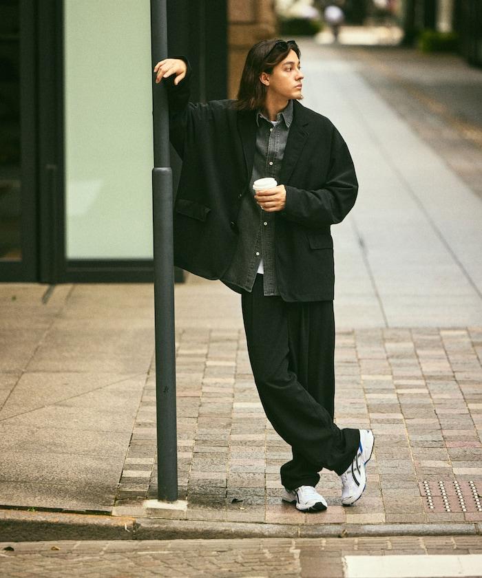 Relax Fit 寬鬆舒適西服套裝 休閒西裝外套 休閒長褲