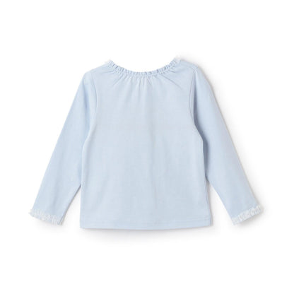 芭蕾刺繡長袖T恤