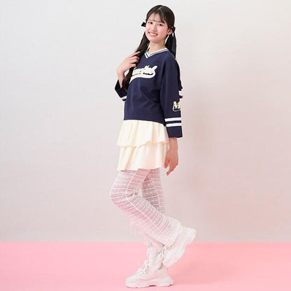 層疊半身裙&蕾絲褲套裝