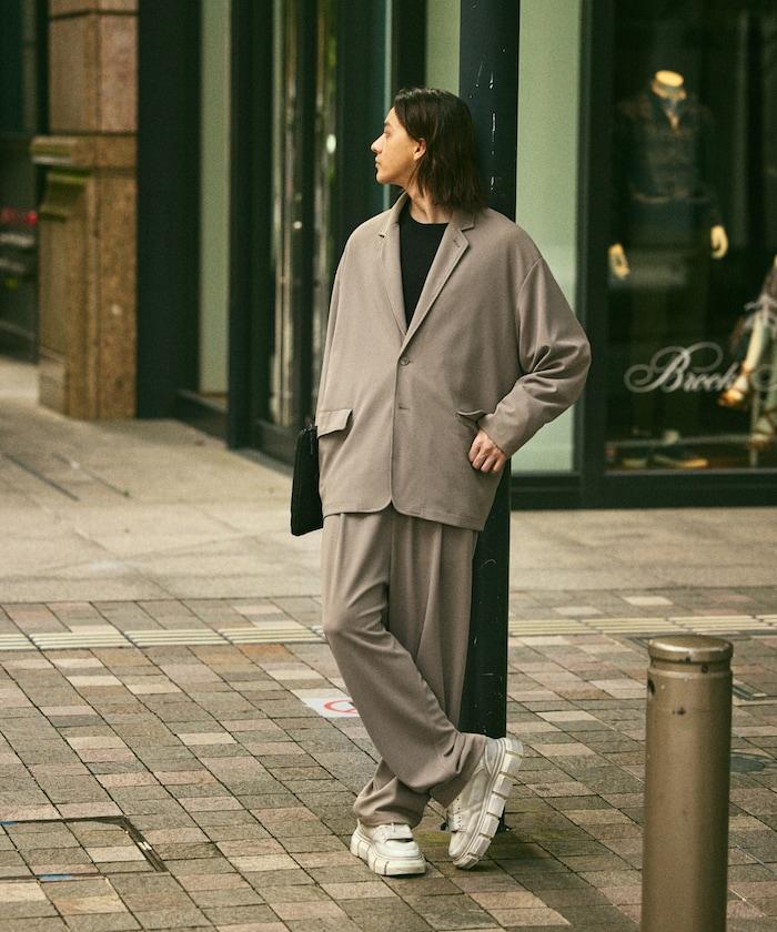 Relax Fit 寬鬆舒適西服套裝 休閒西裝外套 休閒長褲