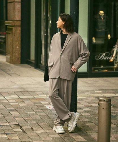 Relax Fit 寬鬆舒適西服套裝 休閒西裝外套 休閒長褲