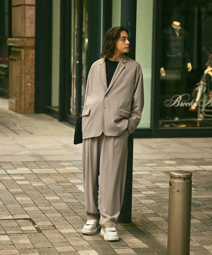Relax Fit 寬鬆舒適西服套裝 休閒西裝外套 休閒長褲