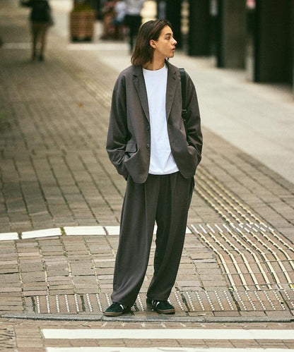 Relax Fit 寬鬆舒適西服套裝 休閒西裝外套 休閒長褲