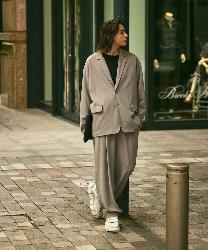 Relax Fit 寬鬆舒適西服套裝 休閒西裝外套 休閒長褲