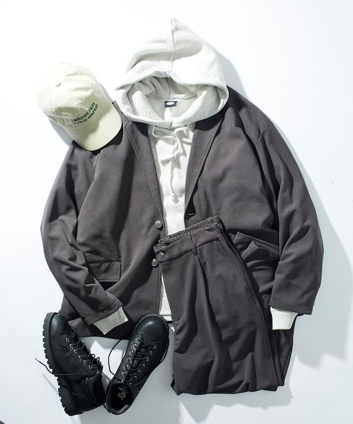 Relax Fit 寬鬆舒適西服套裝 休閒西裝外套 休閒長褲