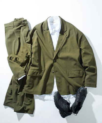 Relax Fit 寬鬆舒適西服套裝 休閒西裝外套 休閒長褲