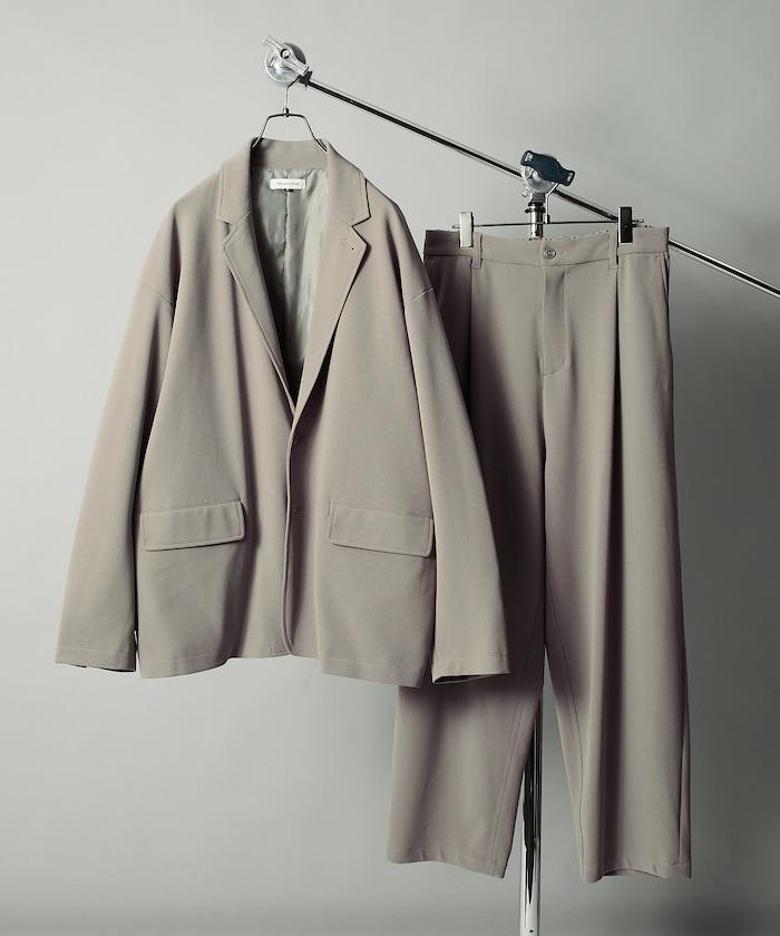 Relax Fit 寬鬆舒適西服套裝 休閒西裝外套 休閒長褲