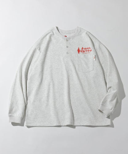 聯名 KANNAIGI × サウナ田ヒロユキ 長袖加絨館內服套裝 含束口揹包