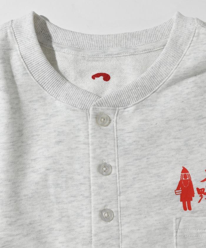 聯名 KANNAIGI × サウナ田ヒロユキ 長袖加絨館內服套裝 含束口揹包