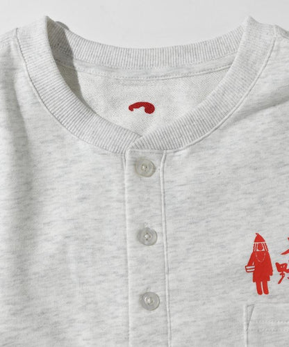 聯名 KANNAIGI × サウナ田ヒロユキ 長袖加絨館內服套裝 含束口揹包