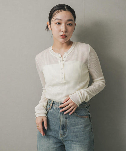 透視亨利領毛衣