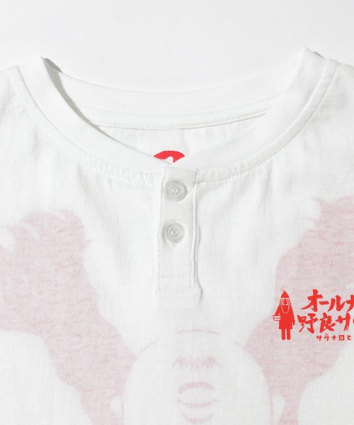 【KIDS】特別款 KANNAIGI × サウナ田ヒロユキ 印花套裝 館內服