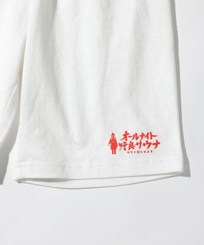 【KIDS】特別款 KANNAIGI × サウナ田ヒロユキ 印花套裝 館內服