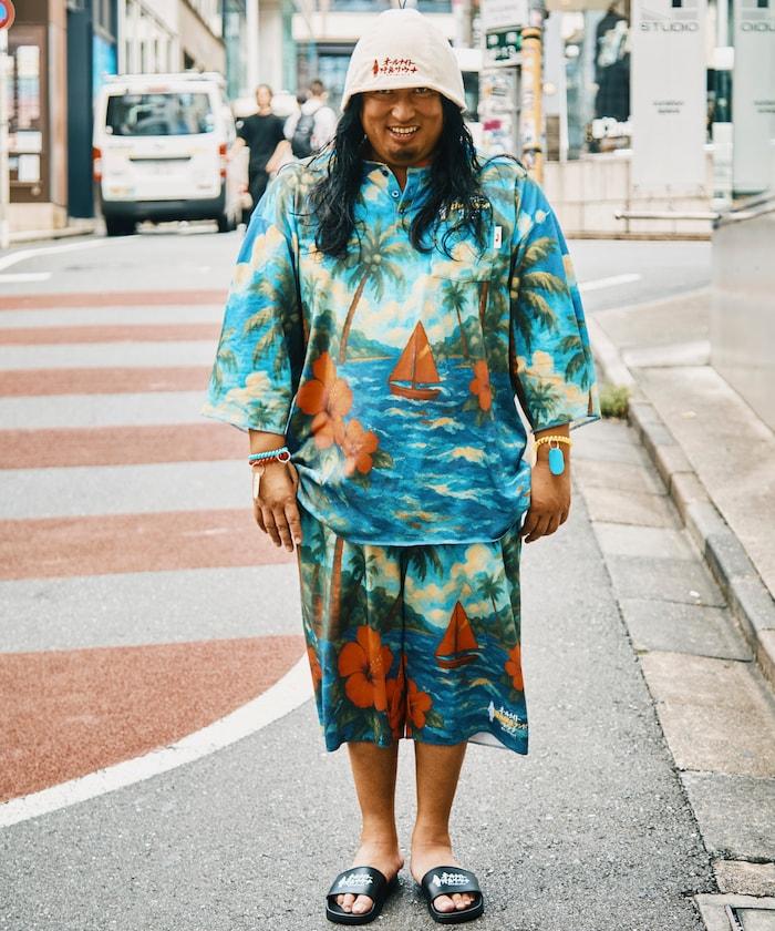 聯名 KANNAIGI × サウナ田ヒロユキ 加絨館內服套裝 附束口揹包