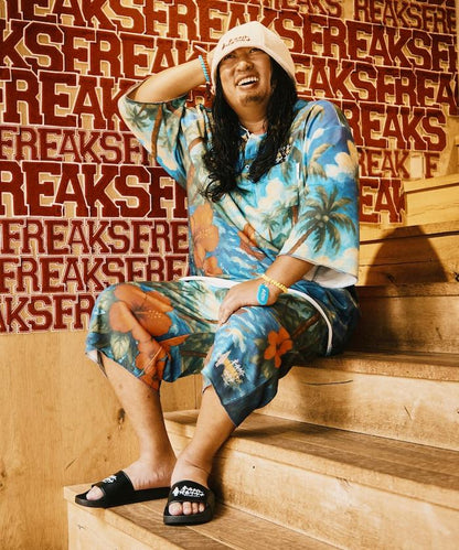 聯名 KANNAIGI × サウナ田ヒロユキ 加絨館內服套裝 附束口揹包