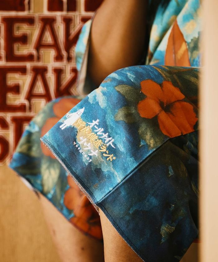 聯名 KANNAIGI × サウナ田ヒロユキ 加絨館內服套裝 附束口揹包