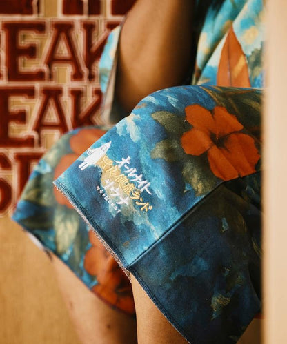 聯名 KANNAIGI × サウナ田ヒロユキ 加絨館內服套裝 附束口揹包