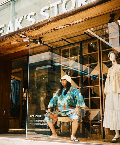 聯名 KANNAIGI × サウナ田ヒロユキ 加絨館內服套裝 附束口揹包