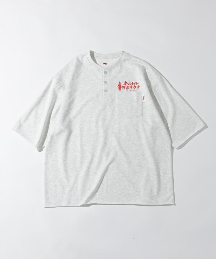 聯名 KANNAIGI × サウナ田ヒロユキ 加絨館內服套裝 附束口揹包