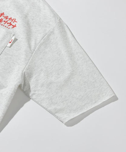 聯名 KANNAIGI × サウナ田ヒロユキ 加絨館內服套裝 附束口揹包