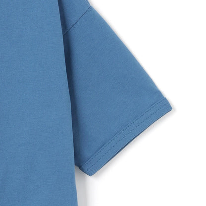 B貼布裝飾六分袖T恤