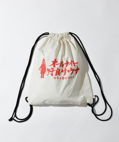 聯名 KANNAIGI × サウナ田ヒロユキ 加絨館內服套裝 附束口揹包