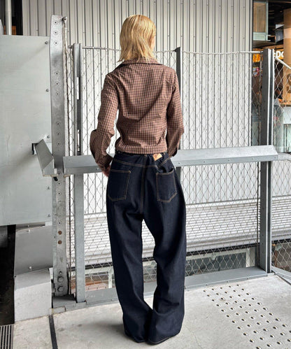 多色組合簡約飛鏢襯衫