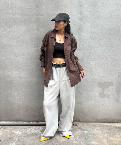 【WHO'S WHO gallery】格紋寬鬆襯衫