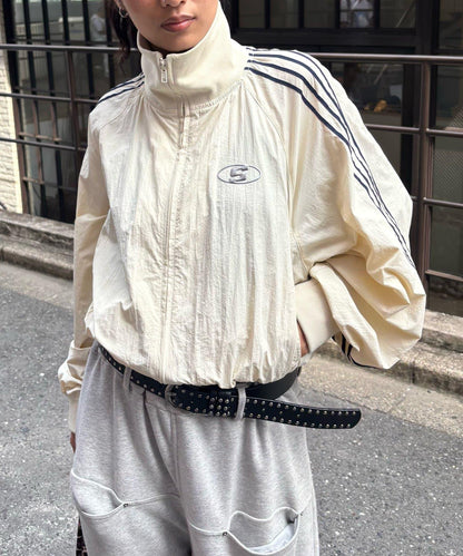 S標誌尼龍運動夾克