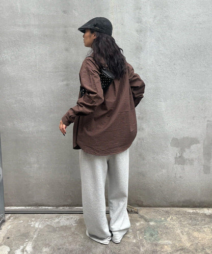 【WHO'S WHO gallery】格紋寬鬆襯衫