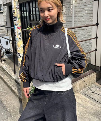 S標誌尼龍運動夾克