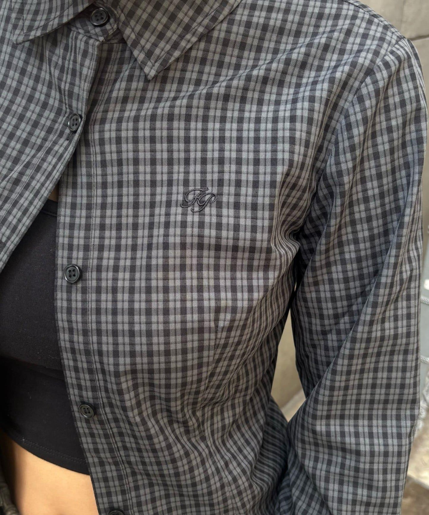 多色組合簡約飛鏢襯衫