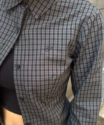 多色組合簡約飛鏢襯衫