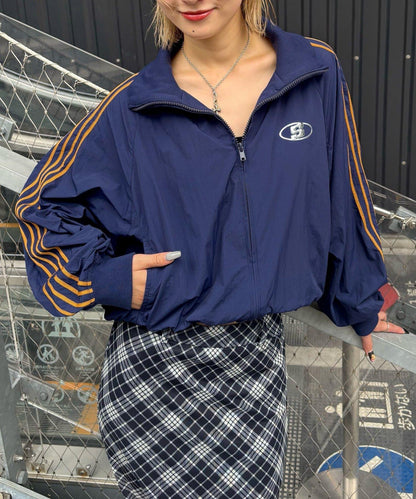 S標誌尼龍運動夾克