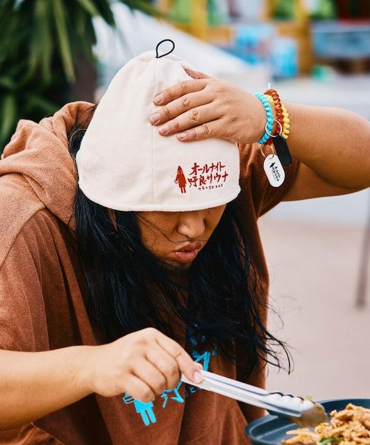 特別款 All Night野良桑拿 標誌 桑拿帽