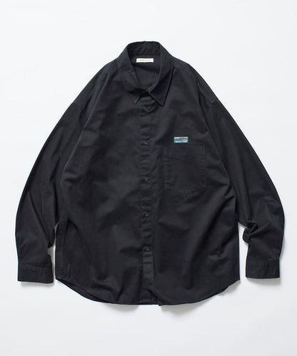 寬鬆版型水洗常規領襯衫