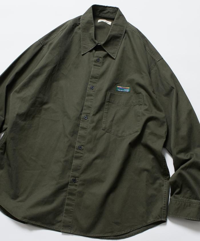 寬鬆版型水洗常規領襯衫