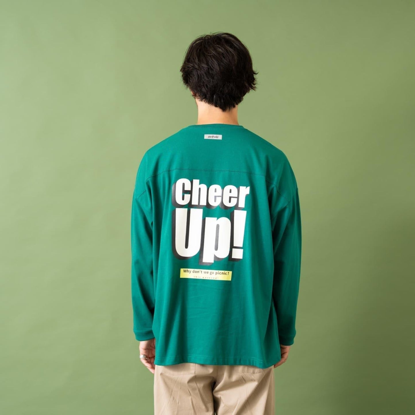 【Penfield】DAD蓄光標誌寬鬆長袖T恤