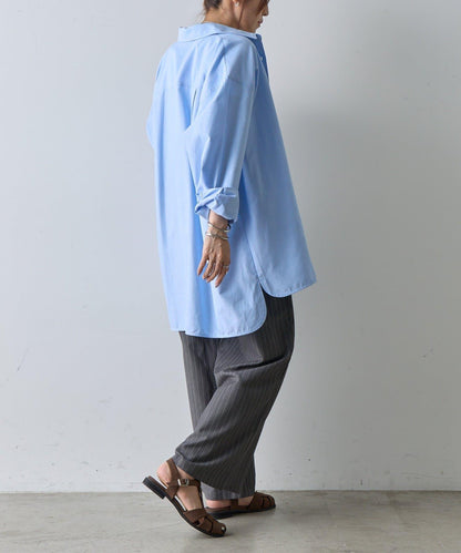 【AW】細條紋休閒褲