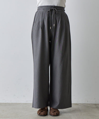 【AW】細條紋休閒褲