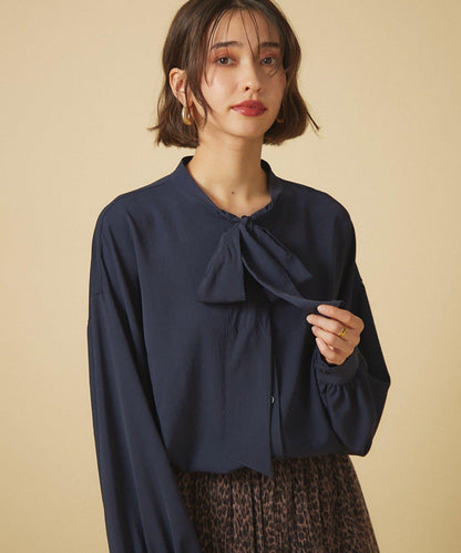 【nane】蝴蝶結領襯衫