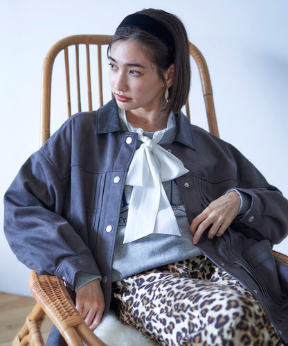 【nane】蝴蝶結領襯衫