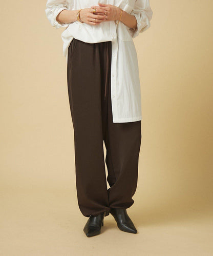 【nane】針織休閒寬鬆長褲